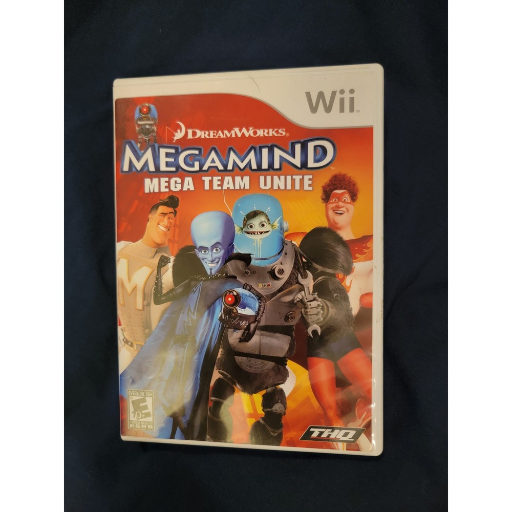 Megamind Mega‎ Team Unite Nintendo Wii Game CIB THQ DreamWorks 2010 RVL P SMGE